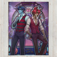 Vox & Alastor 🔥 Hellish Blankets ~ Mantas Infernales