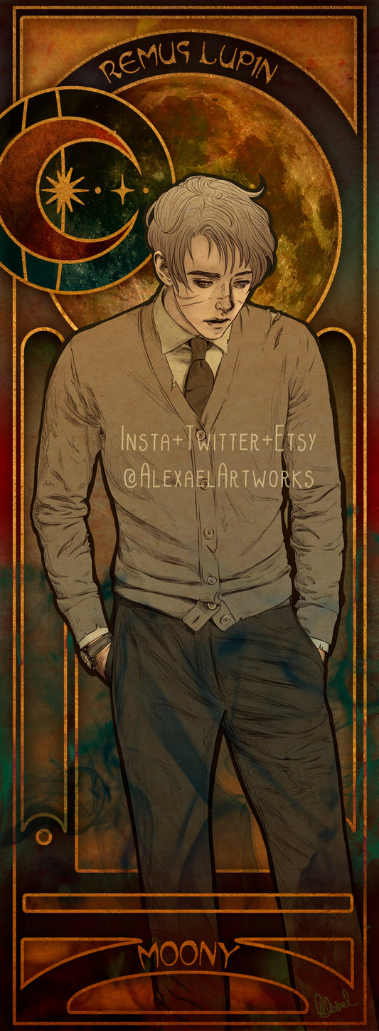 Lupin in Art Nouveau style