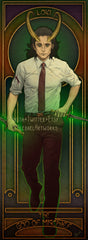 Loki in Art Nouveau style