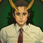 Loki in Art Nouveau style