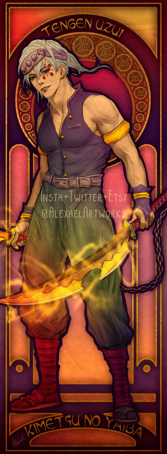 Uzui in Art Nouveau style