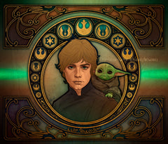 Luke in Art Nouveau style