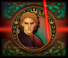 Anakin in Art Nouveau style