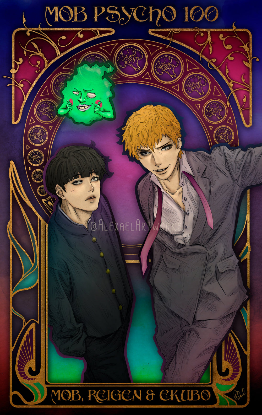 Mob in Art Nouveau style