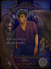 Azriel in Art Nouveau style