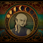 Aal'shan Dre portrait in Art Nouveau style