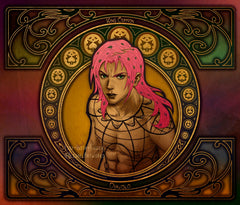 Diavolo in Art Nouveau style