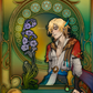 Alhaitham &amp; Kaveh in Art Nouveau style