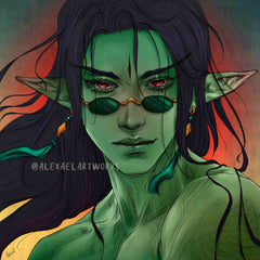 Shura (detailed close-up portrait)