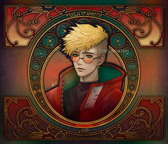 Vash in Art Nouveau style