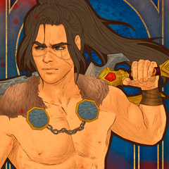 Varian in Art Nouveau style