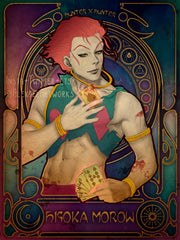 Hisoka in Art Nouveau style