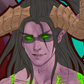 Illidan in Art Nouveau style